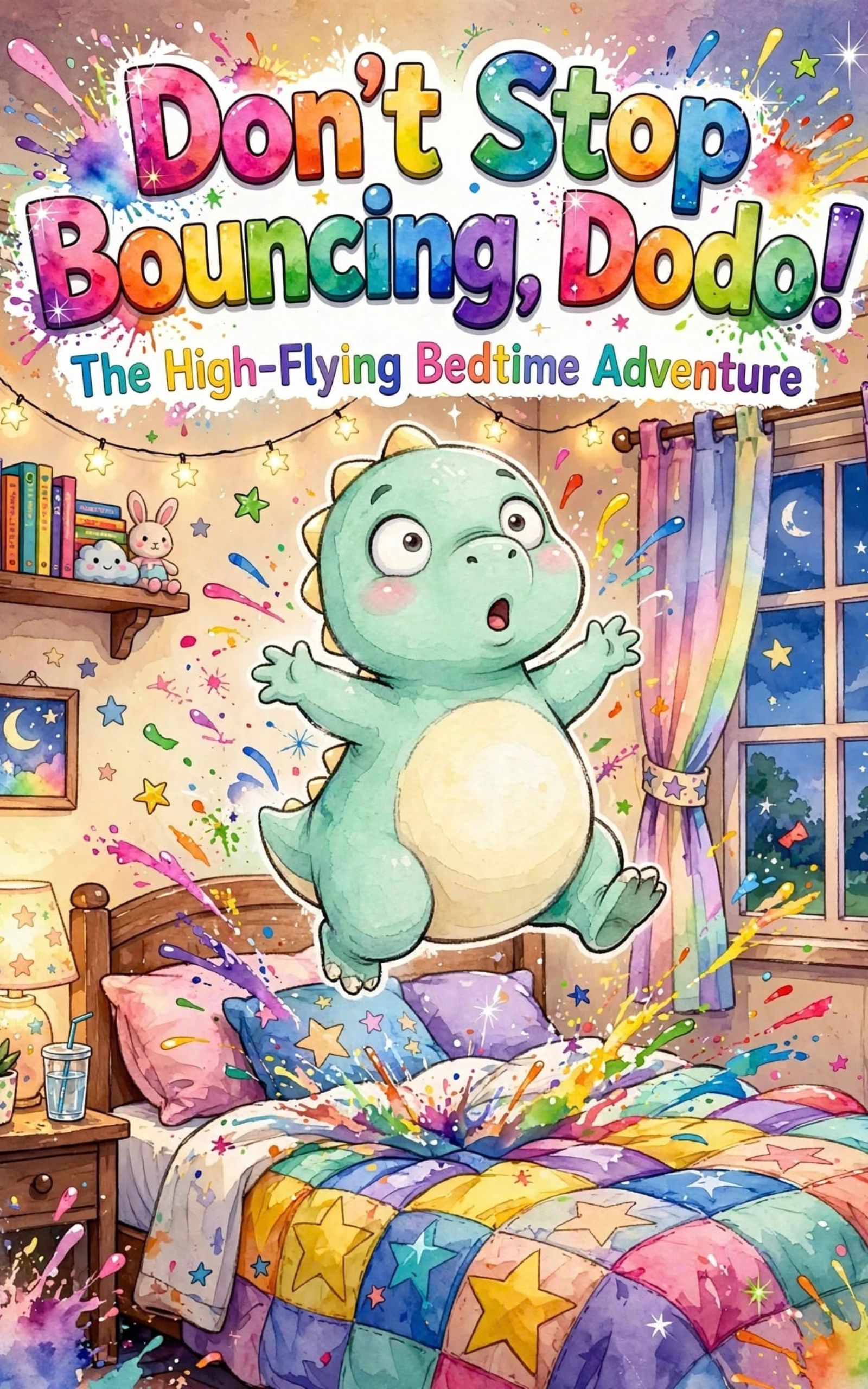 Dodo，继续弹跳吧！飞上高空的睡前冒险 — 正式封面