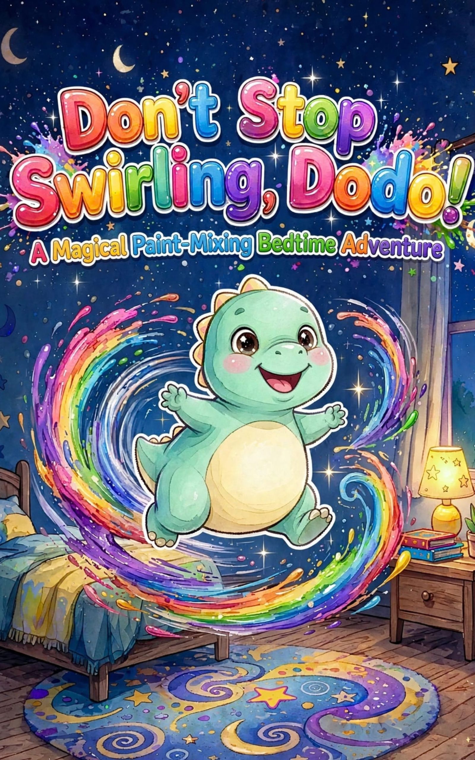 Dodo，继续旋转吧！神奇调色睡前冒险 — 正式封面